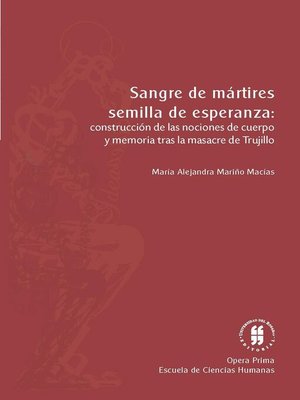 cover image of Sangre de mártires, semilla de esperanza